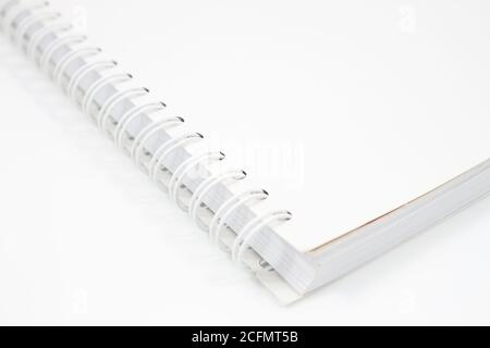 Spiral notebook isolated on white background, stock photo Stock Photo