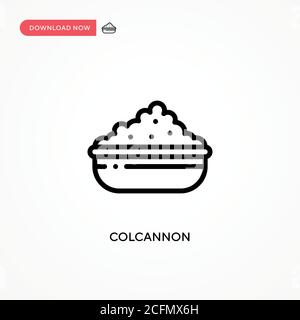 Colcannon vector icon. Modern, simple flat vector illustration for web site or mobile app Stock Vector