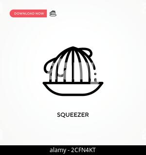Squeezer vector icon. Modern, simple flat vector illustration for web site or mobile app Stock Vector
