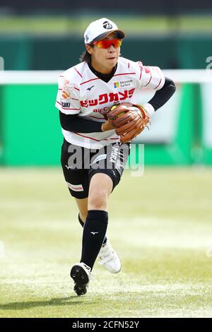 Kanagawa, Japan. 6th Sep, 2020. Kanna Kudo (Bee Queen) Softball : 53rd Japan Women's Softball League match between Toyota Red Terriers 10-1 Bic Camera Bee Queen at Yamato Stadium in Kanagawa, Japan . Credit: Naoki Nishimura/AFLO SPORT/Alamy Live News Stock Photo