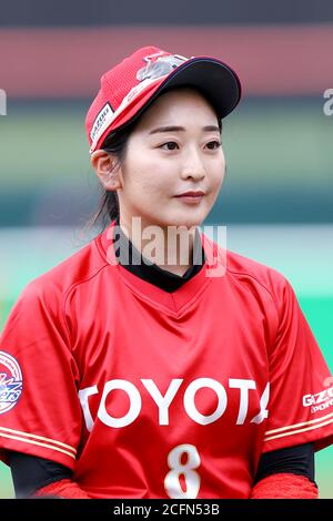 Kanagawa, Japan. 6th Sep, 2020. Nozomi Nagasaki (Red Terriers) Softball : 53rd Japan Women's Softball League match between Toyota Red Terriers 10-1 Bic Camera Bee Queen at Yamato Stadium in Kanagawa, Japan . Credit: Naoki Nishimura/AFLO SPORT/Alamy Live News Stock Photo