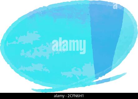 This is a illustration of Horizontal circular frame with warm cold color texture Stock Vector