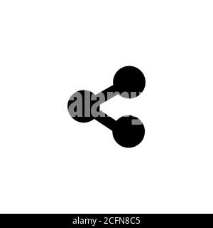 Share icon. Social media user. Vector on isolated white background. EPS 10 Stock Vector