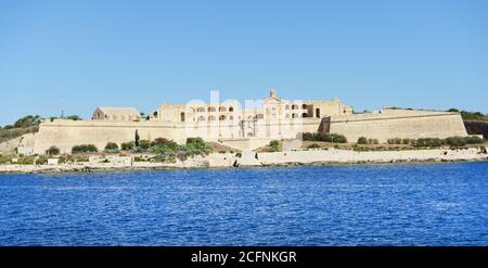 Fort Manoel on Manoel island in Malta. Stock Photo