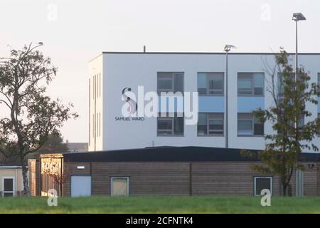 Haverhill, Suffolk, UK. 7th September 2020 Five teachers have tested positive for Coronavirus at Samuel Ward school in Haverhill, Suffolk, UK Credit: Headlinephoto/Alamy Live News. Stock Photo