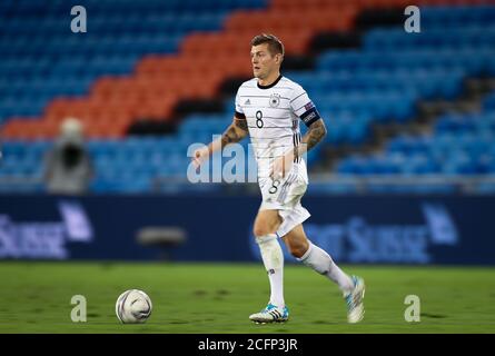 Basel, Switzerland. 06th Sep, 2020. Football: Nations League A, Switzerland - Germany, group stage, group 4, 2nd matchday at St. Jakob-Park. Toni Kroos of Germany in action. Credit: Christian Charisius/dpa/Alamy Live News Stock Photo