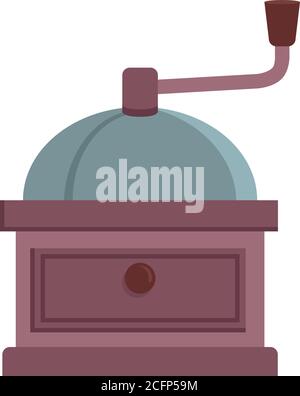 Retro style illustration of a coffee grinder. Stock Vector