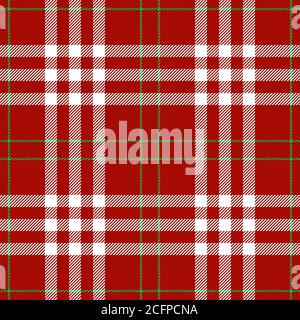 Classic tartan texture seamless pattern. Traditional Scottish checkered plaid ornament. Coloured geometric intersecting striped vector illustration. Stock Vector