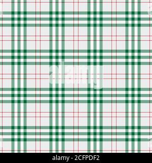 Classic tartan texture seamless pattern. Traditional Scottish checkered plaid ornament. Coloured geometric intersecting striped vector illustration. Stock Vector
