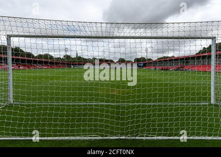 A general view of the Peninsula Stadium, the home of Salford City Stock Photo