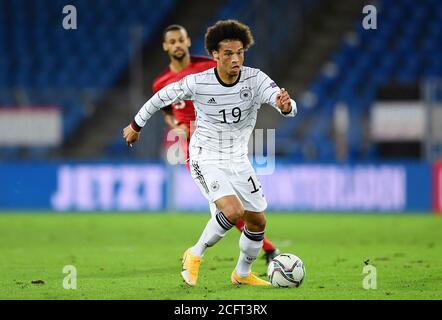 Leroy Sane (Germany) on the ball, action, single action, single image, cut out, whole body shot, whole figure. Football international match, UEFA Nations League Division A, 2020/2021, group 4.2.matchday. Switzerland (SUI) -Germany (GER) 1-1, on September 6th, 2020 in Basel/Switzerland. Photo: Valeria Witters/Witters/POOL via SVEN SIMON Fotoagentur GmbH & Co. Press photo KG # Prinzess-Luise-Str. 41 # 45479 M uelheim/R uhr # Tel. 0208/9413250 # Fax. 0208/9413260 # GLS Bank # BLZ 430 609 67 # Account 4030 025 100 # IBAN DE75 4306 0967 4030 0251 00 # BIC GENODEM1GLS # www.svensimon.net ## Stock Photo