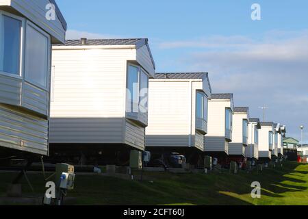 Haven Holiday Village at Thornwick Bay in East Yorkshire. Stock Photo