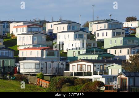 Haven Holiday Village at Thornwick Bay in East Yorkshire. Stock Photo