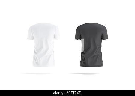 Plain white women's t-shirt mockup with front and back views, isolated on  transparent background, genetaive ai 24912421 PNG