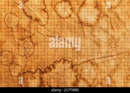 Old paper texture, vintage background, checkered school notebook Stock Photo