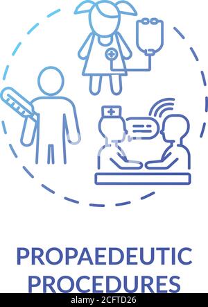 Propaedeutic concept icon Stock Vector