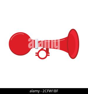 Bicycle horn icon isolated on white background. Stock Vector