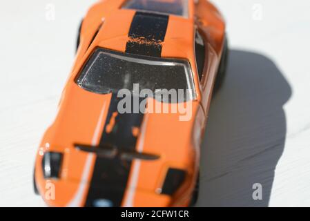 Ford Shelby GR-1 Concept Diecast Model Toy Car Hotwheels Stock Photo