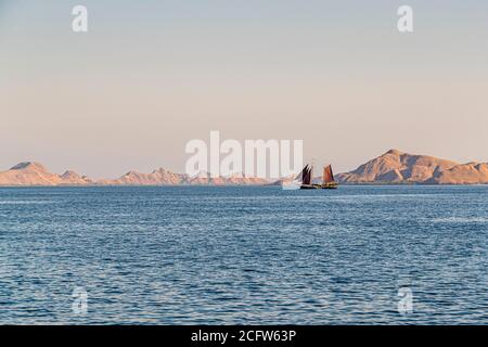 Scuba diving liveaboard on the Sunda Islands, Indonesia Stock Photo