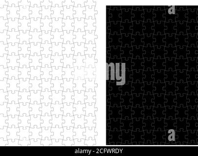simple black puzzle Stock Vector