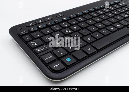 Computer keyboard isolated on white background Stock Photo