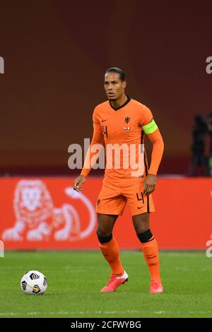 Virgil van Dijk (Netherlands)                       during the UEFA Nations League 2020-2021 match between  Netherlands 0-1 Italy    at Amsterdam Arena on September 07 , 2020 in Amsterdam, Netherlands. (Photo by Maurizio Borsari/AFLO) Stock Photo