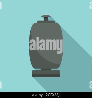 Aircraft repair pneumatic icon. Flat illustration of aircraft repair ...