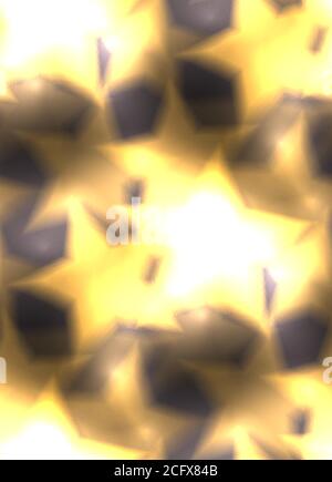 Seamless texture with blurred stars, bokeh and sparks. Vector pattern for your creativity Stock Vector