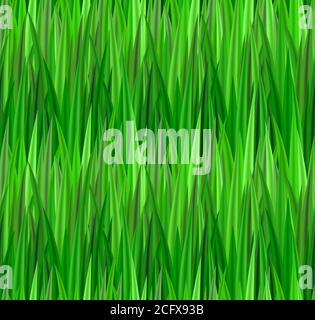 Seamless texture with green grass. Lawn. Vector pattern for your creativity Stock Vector