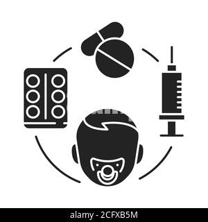 Baby Rash Icon Stock Vector Image & Art - Alamy