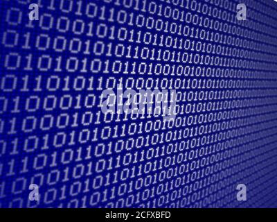 Binary code Stock Photo