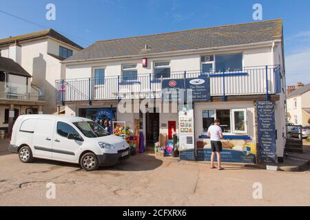 Post office and general store at Hope Cove, Kinsbridge, Devon, England, United Kingdom. Stock Photo