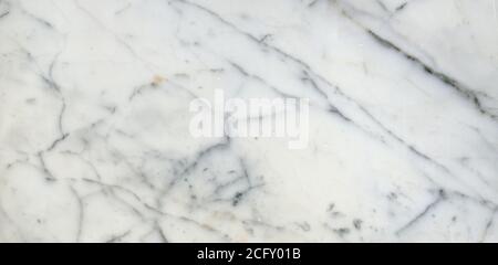 White marble texture background, Glossy Carrara limestone marbel, Satvario tiles, Italian blanco catedra stone pattern, Calacatta statuario slab. Stock Photo