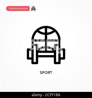 Sport Simple vector icon. Modern, simple flat vector illustration for web site or mobile app Stock Vector