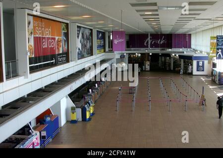 Glasgow Prestwick Airport Ayrshire Scotland. 16 April 2010