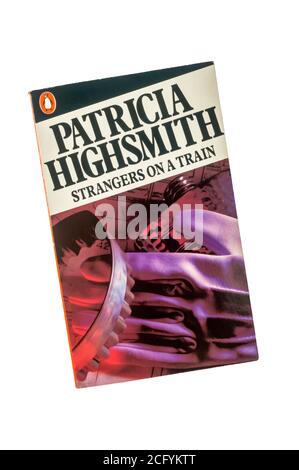 A paperback copy of Strangers on A Train by Patricia Highsmith. First published in 1950. Stock Photo