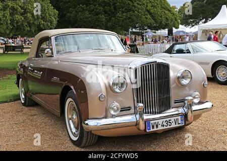 Bentley S1 Continental Drophead Coupé by Park Ward (1957), Concours of Elegance 2020, Hampton Court Palace, London, UK, Europe Stock Photo