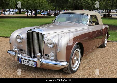 Bentley S1 Continental Drophead Coupé by Park Ward (1957), Concours of Elegance 2020, Hampton Court Palace, London, UK, Europe Stock Photo