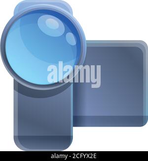 Device camcorder icon. Cartoon of device camcorder vector icon for web design isolated on white background Stock Vector