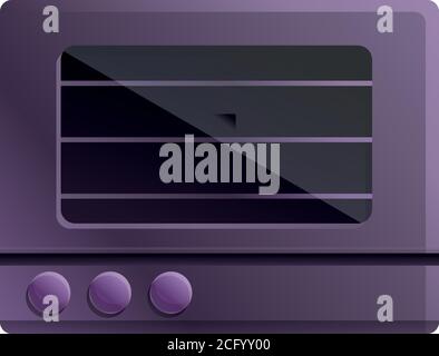 Appliance convection oven icon. Cartoon of appliance convection oven vector icon for web design isolated on white background Stock Vector