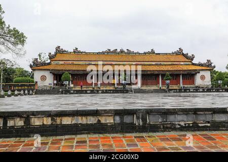 Thai Hoa Palace (Palace of Supreme Harmony) at the Imperial City within the citadel of the city of Huế, Vietnam, Southeast Asia, Asia Stock Photo