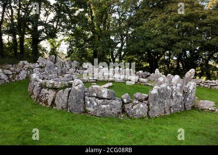 Din Lligwy Is The Remains Of An Ancient, Iron Age Village Near Moelfre ...