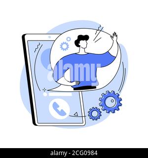 Custom service abstract concept vector illustration. Stock Vector