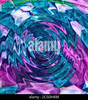 3d abstract colorful crystallized background. Stock Photo
