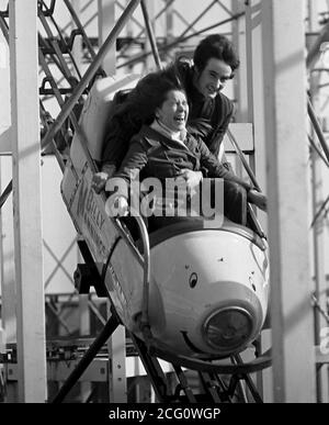 Funfair on Clarence Pier at Southsea by the entrance to Portsmouth ...