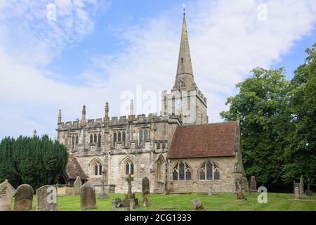 St Mary the Virgin Church, Church Lane, Lapworth, Warwickshire, England, United Kingdom Stock Photo
