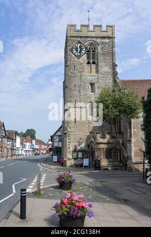 Church of St John the Baptist, High Street, Henley-in-Arden, Warwickshire, England, United Kingdom Stock Photo