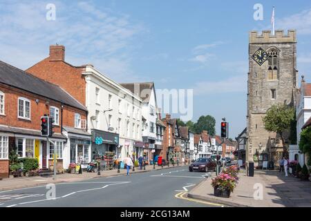Church of St John the Baptist, High Street, Henley-in-Arden, Warwickshire, England, United Kingdom Stock Photo
