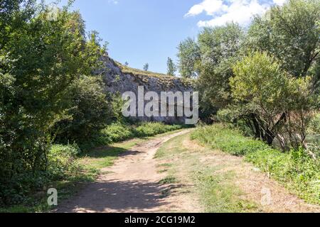 Iskar Panega Geopark along the Gold Panega River, Bulgaria Stock Photo