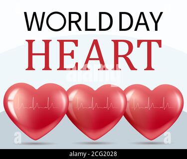 Heart Day Banner Stock Vector